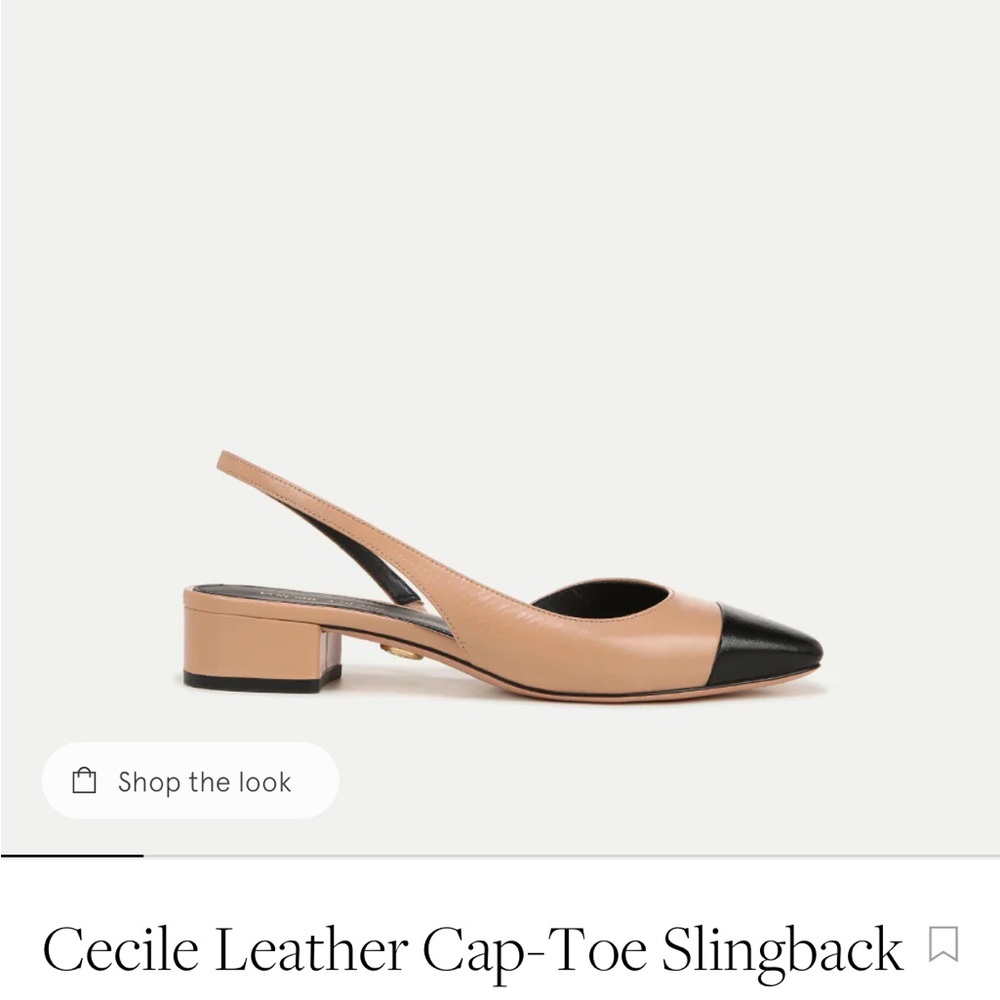 NWT Veronica Beard Slingback Block Heel, size 7.5